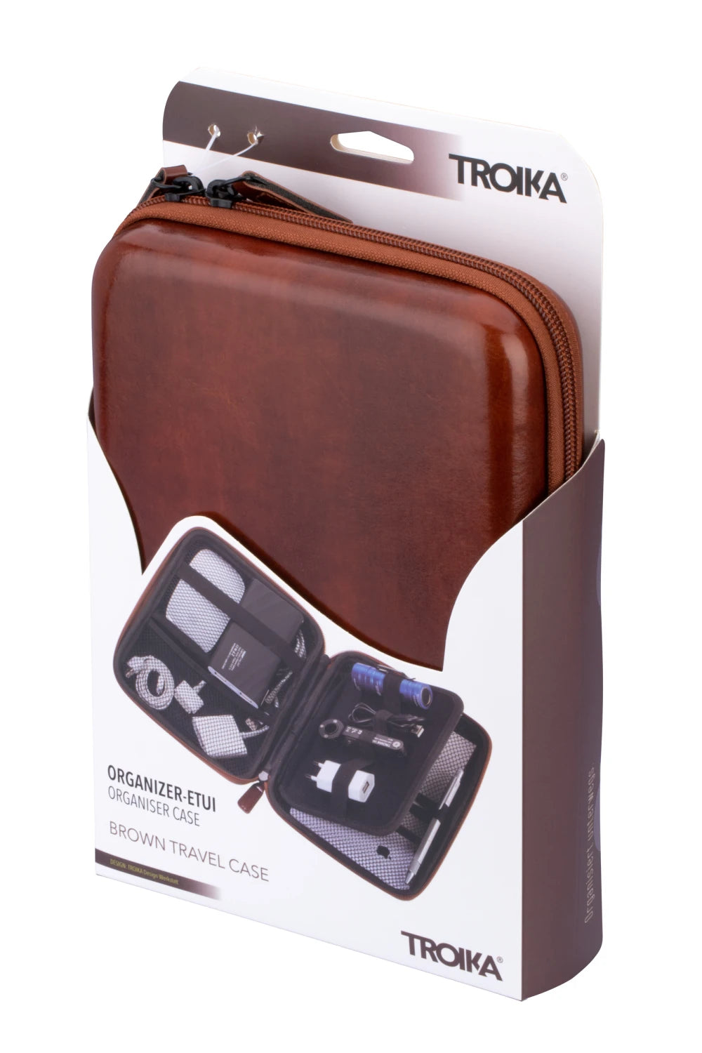 BROWN TRAVEL CASE