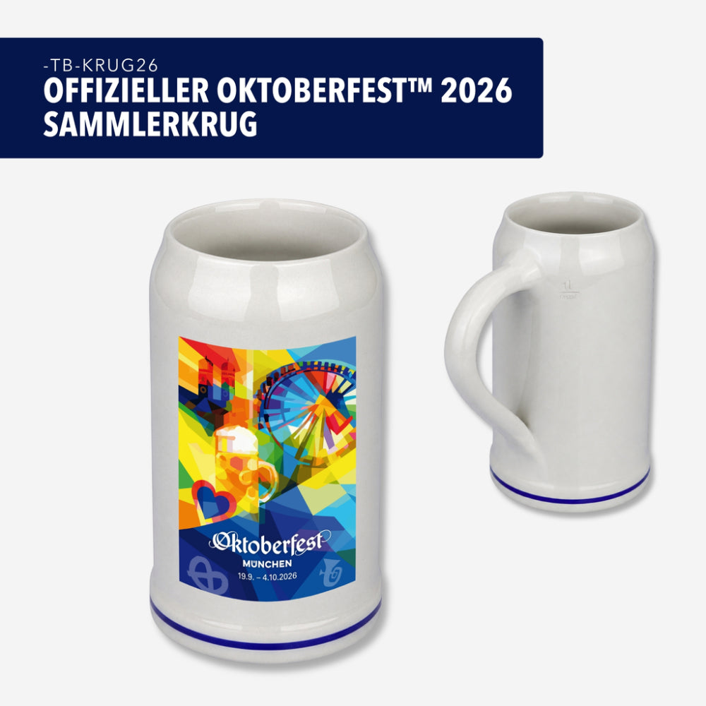 Offizieller Oktoberfest™ 2026 Sammlerkrug