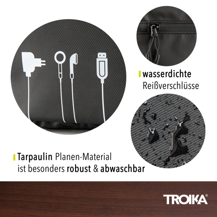 TROIKA BLACK TECH POUCH 2